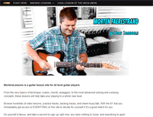 Tablet Screenshot of mortenslessons.com